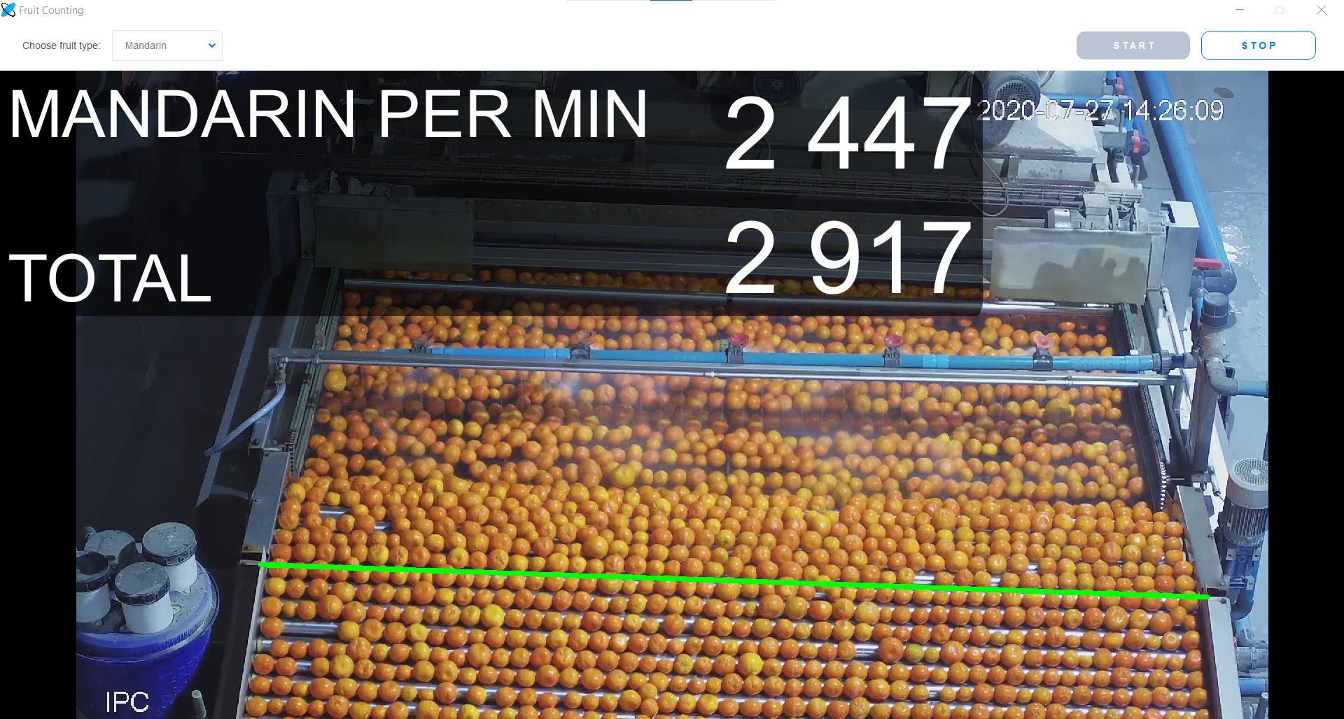 screenshot of Abto Fruit Counting